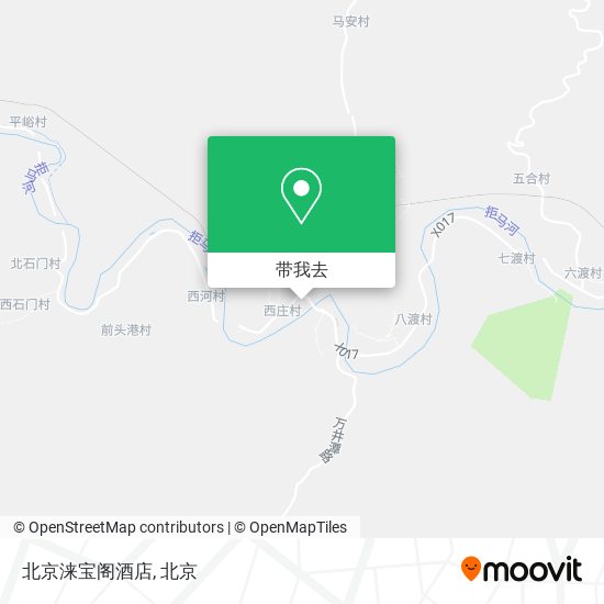 北京涞宝阁酒店地图