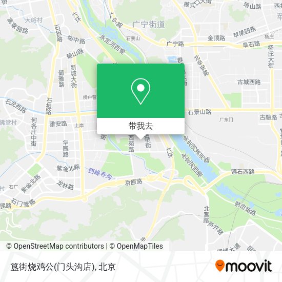 簋街烧鸡公(门头沟店)地图