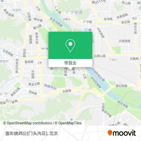 簋街烧鸡公(门头沟店)地图