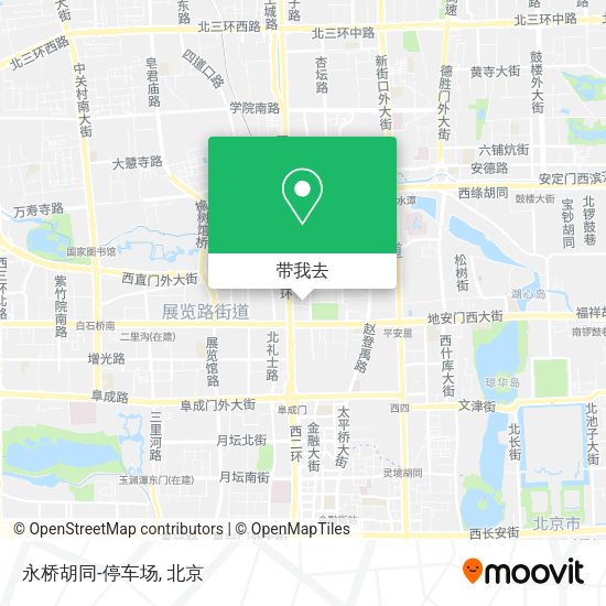 永桥胡同-停车场地图