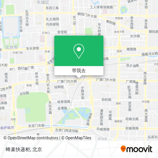 蜂巢快递柜地图
