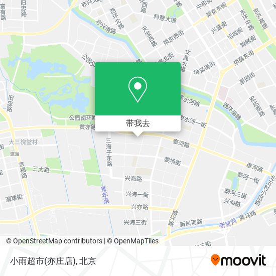 小雨超市(亦庄店)地图