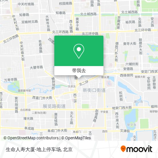 生命人寿大厦-地上停车场地图