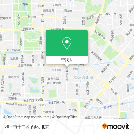 和平街十二区-西区地图