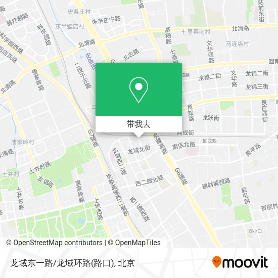 龙域东一路/龙域环路(路口)地图