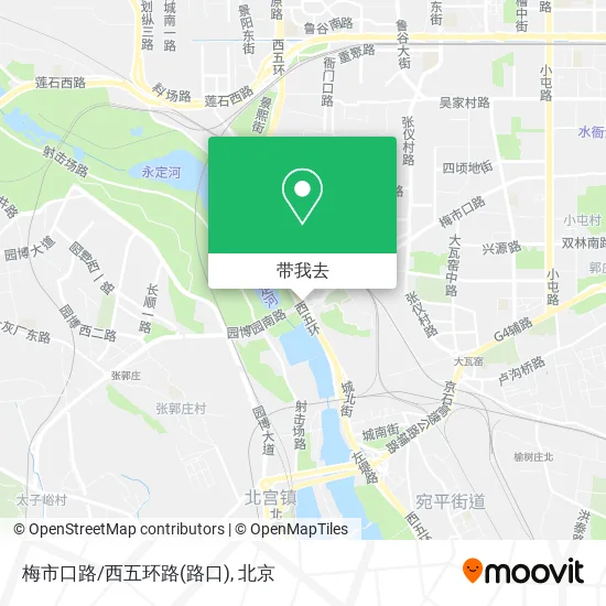 梅市口路/西五环路(路口)地图