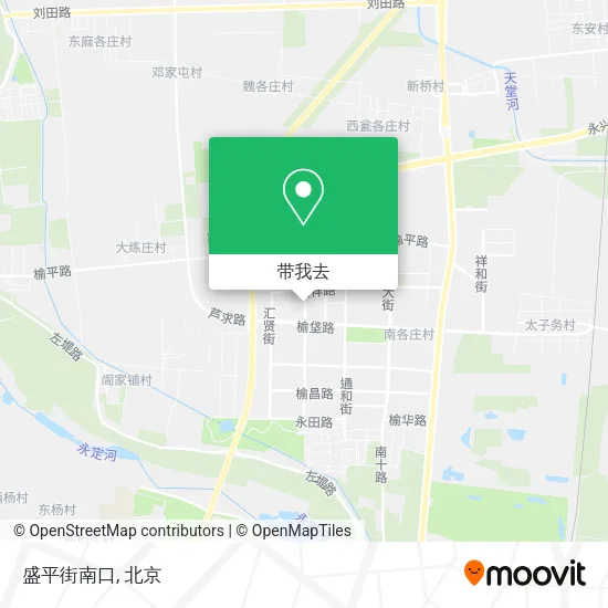 盛平街南口地图