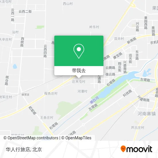 华人行旅店地图