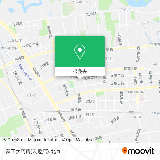 蒙正大药房(云趣店)地图