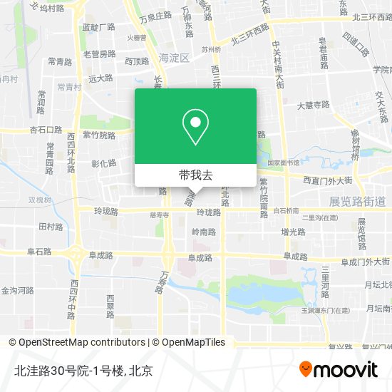北洼路30号院-1号楼地图