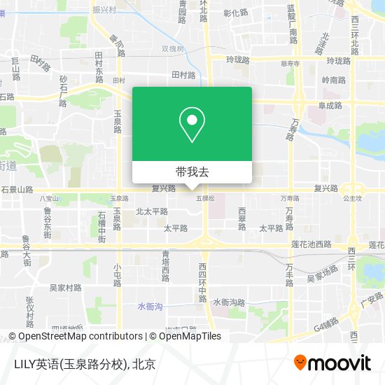 LILY英语(玉泉路分校)地图