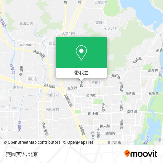 燕园英语地图