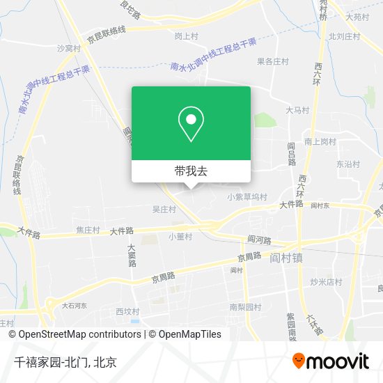 千禧家园-北门地图