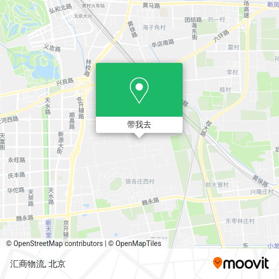 汇商物流地图