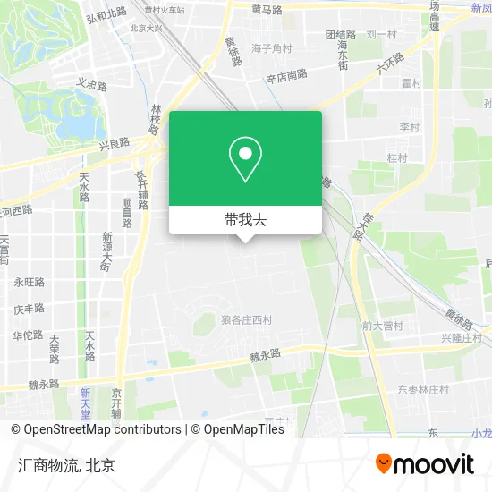 汇商物流地图