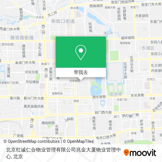 北京红诚仁合物业管理有限公司兆金大厦物业管理中心地图