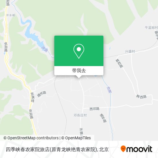 四季峡春农家院旅店(原青龙峡艳青农家院)地图