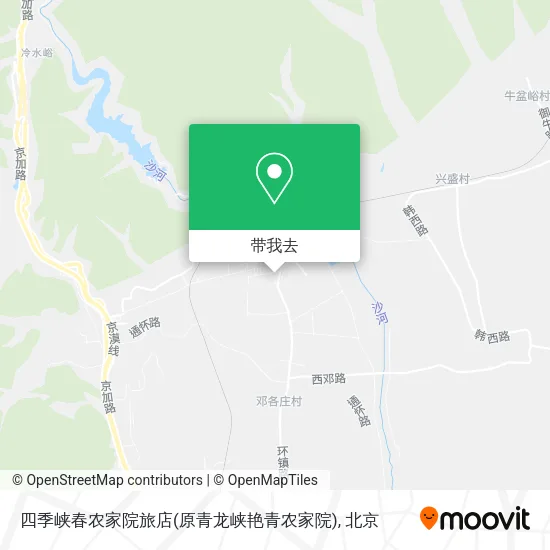 四季峡春农家院旅店(原青龙峡艳青农家院)地图