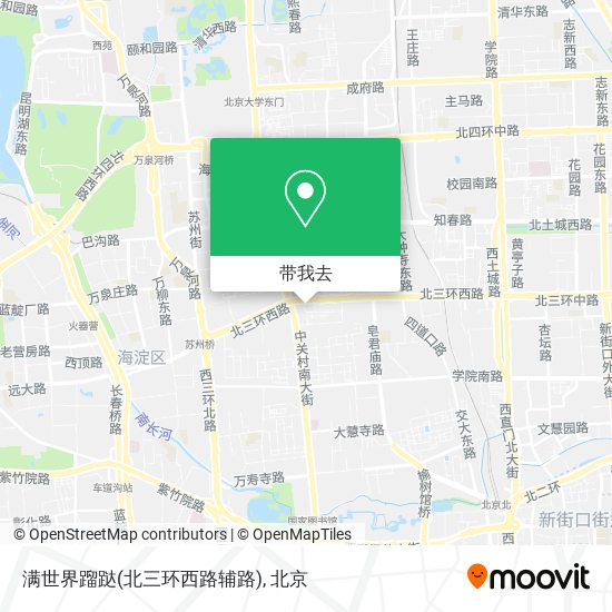 满世界蹓跶(北三环西路辅路)地图