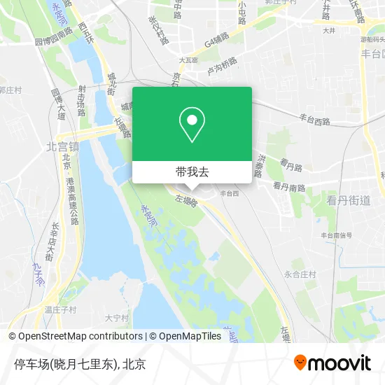 停车场(晓月七里东)地图