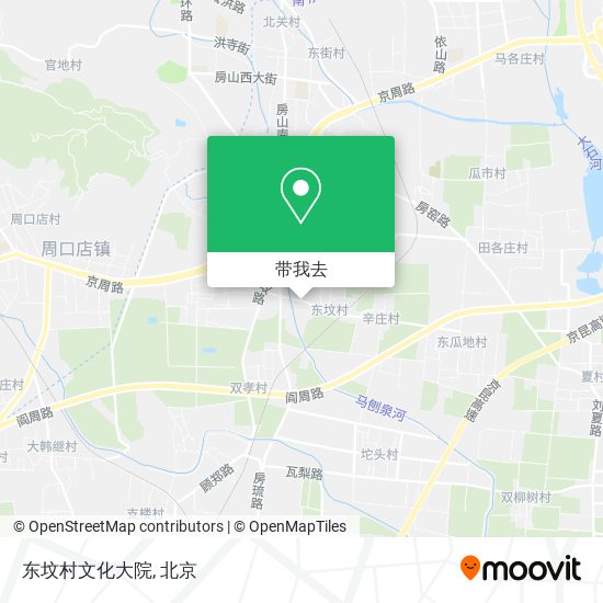东坟村文化大院地图
