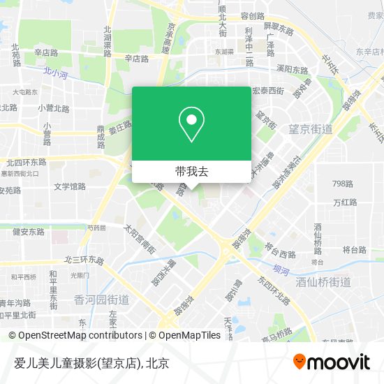爱儿美儿童摄影(望京店)地图