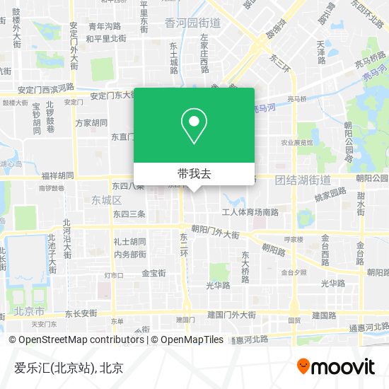 爱乐汇(北京站)地图