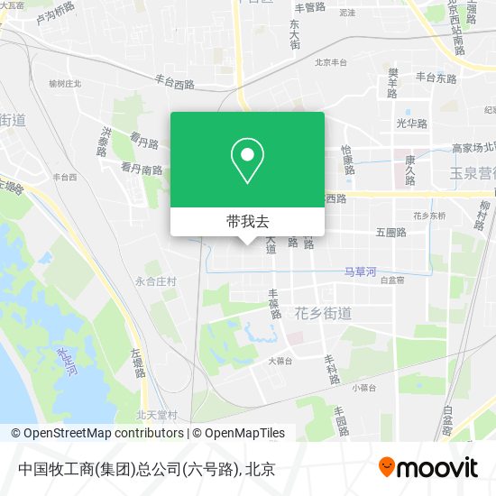 中国牧工商(集团)总公司(六号路)地图