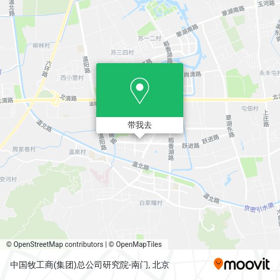 中国牧工商(集团)总公司研究院-南门地图