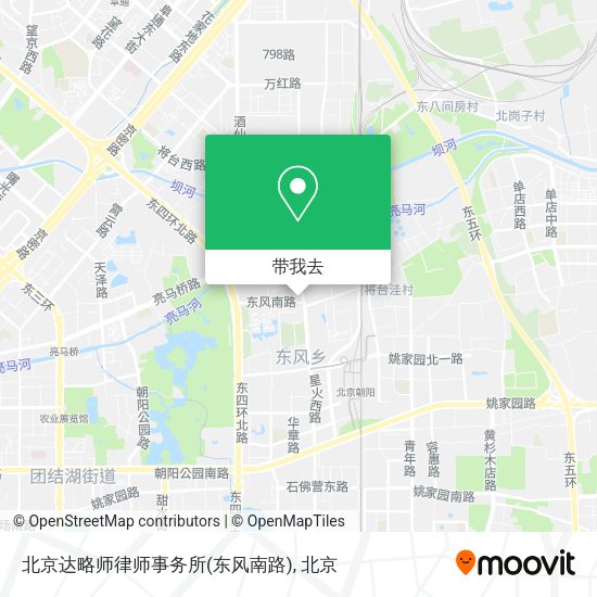 北京达略师律师事务所(东风南路)地图