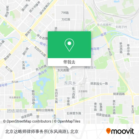 北京达略师律师事务所(东风南路)地图