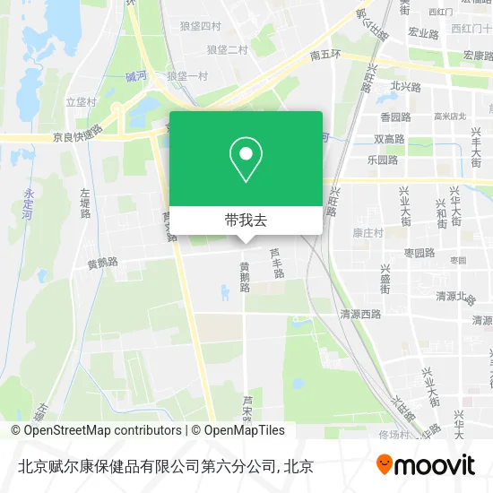北京赋尔康保健品有限公司第六分公司地图