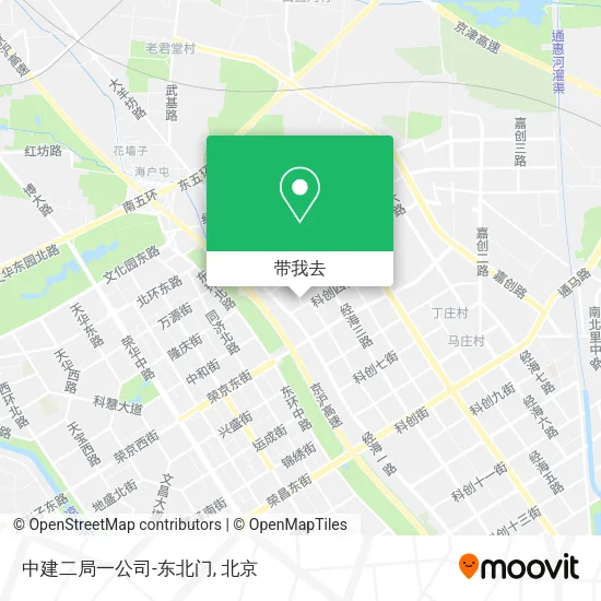 中建二局一公司-东北门地图