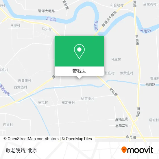 敬老院路地图