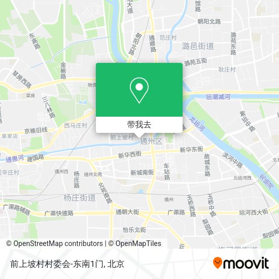 前上坡村村委会-东南1门地图