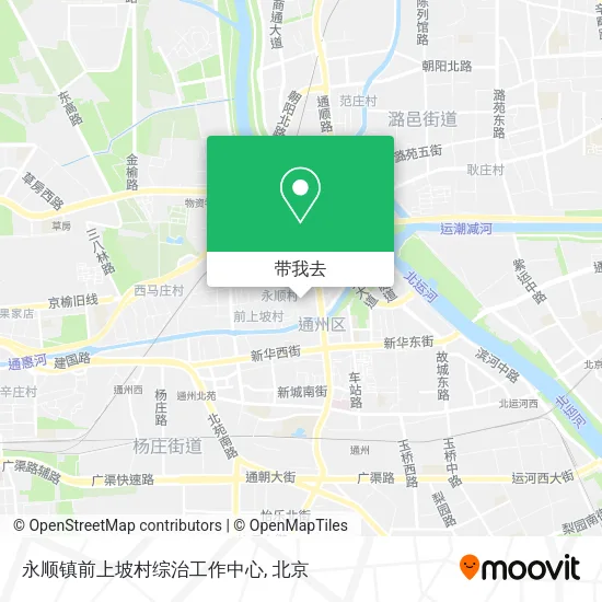 永顺镇前上坡村综治工作中心地图