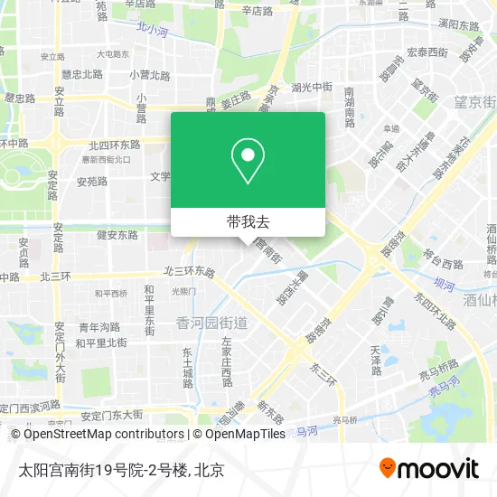 太阳宫南街19号院-2号楼地图