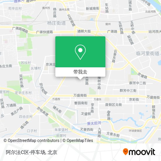 阿尔法C区-停车场地图