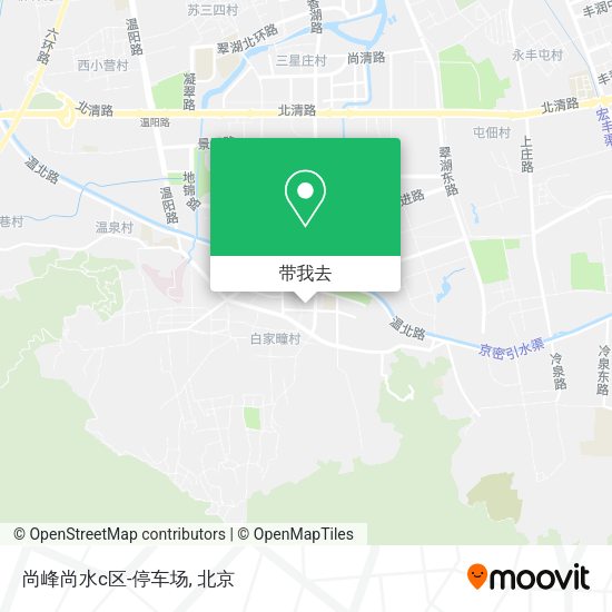 尚峰尚水c区-停车场地图