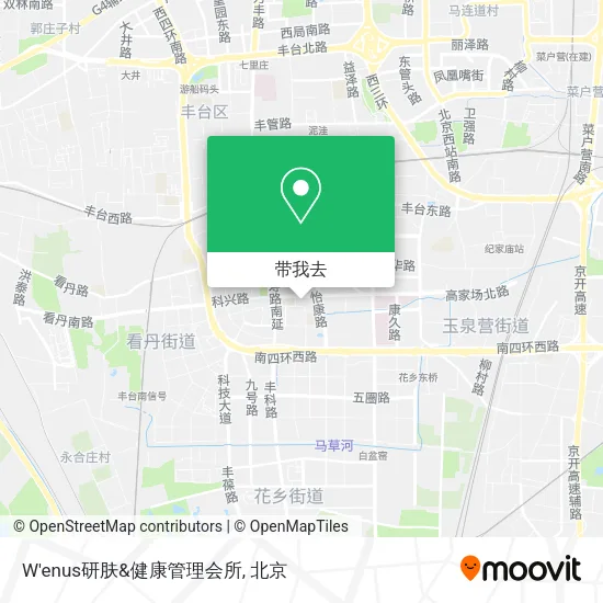 W'enus研肤&健康管理会所地图