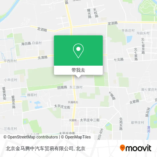 北京金马腾中汽车贸易有限公司地图