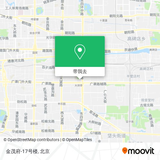 金茂府-17号楼地图