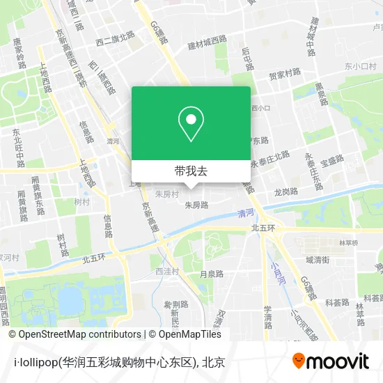 i·lollipop(华润五彩城购物中心东区)地图