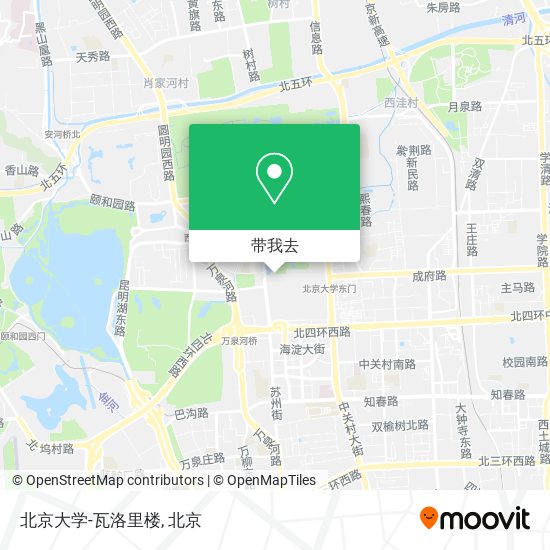 北京大学-瓦洛里楼地图