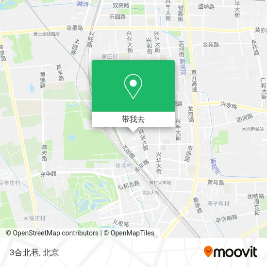 3合北巷地图