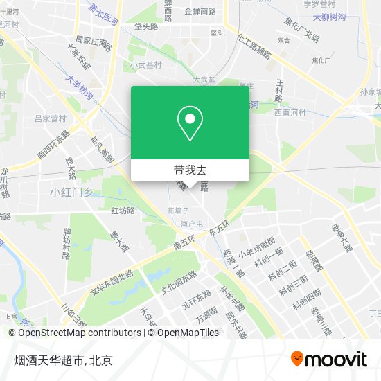 烟酒天华超市地图