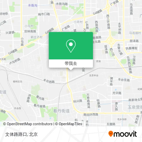 文体路路口地图