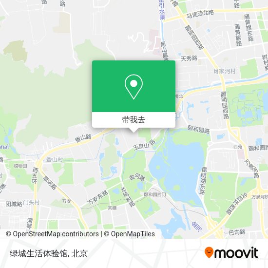 绿城生活体验馆地图