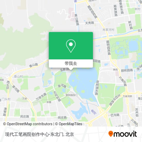 现代工笔画院创作中心-东北门地图