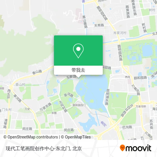 现代工笔画院创作中心-东北门地图